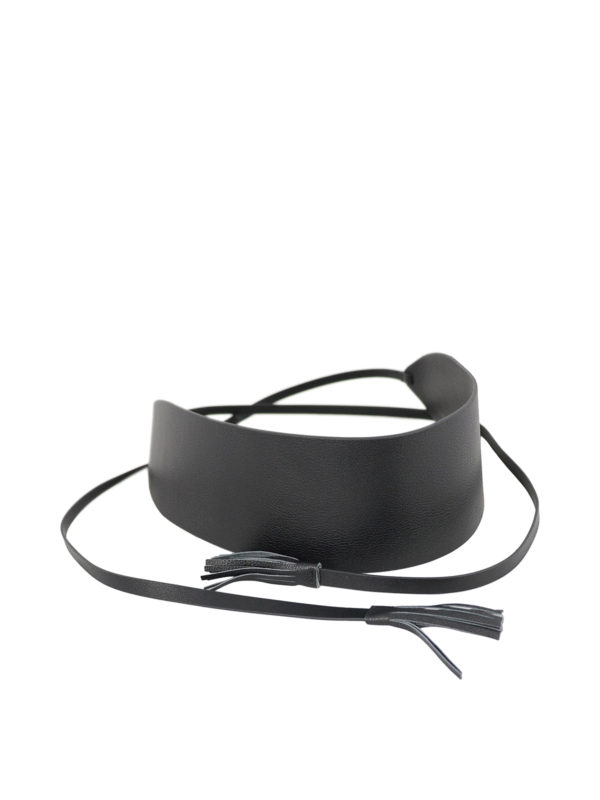 TWINSET: belts online - Tassel leather belt