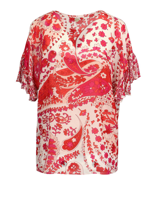 paisley print blouse