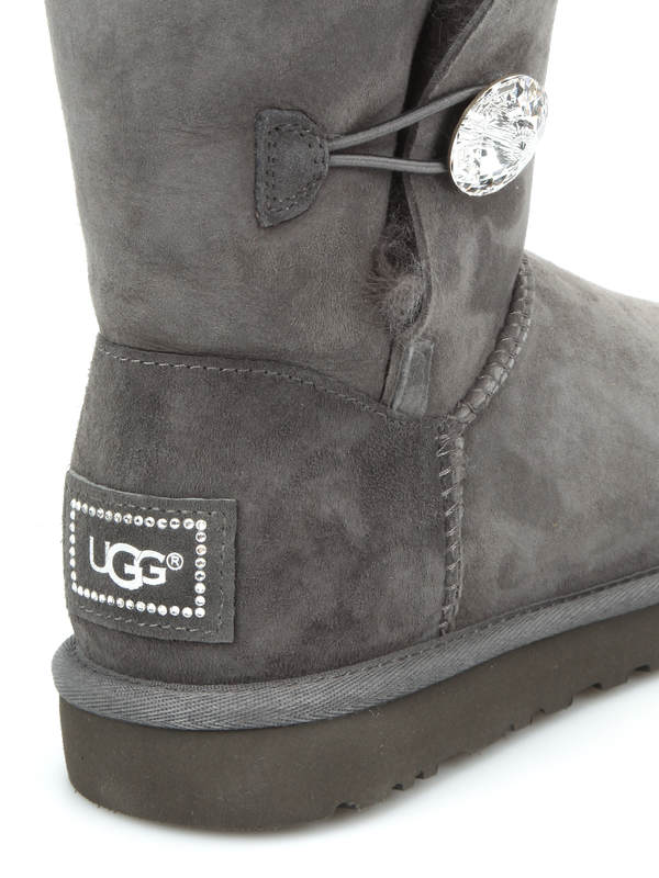 ugg grey button boots