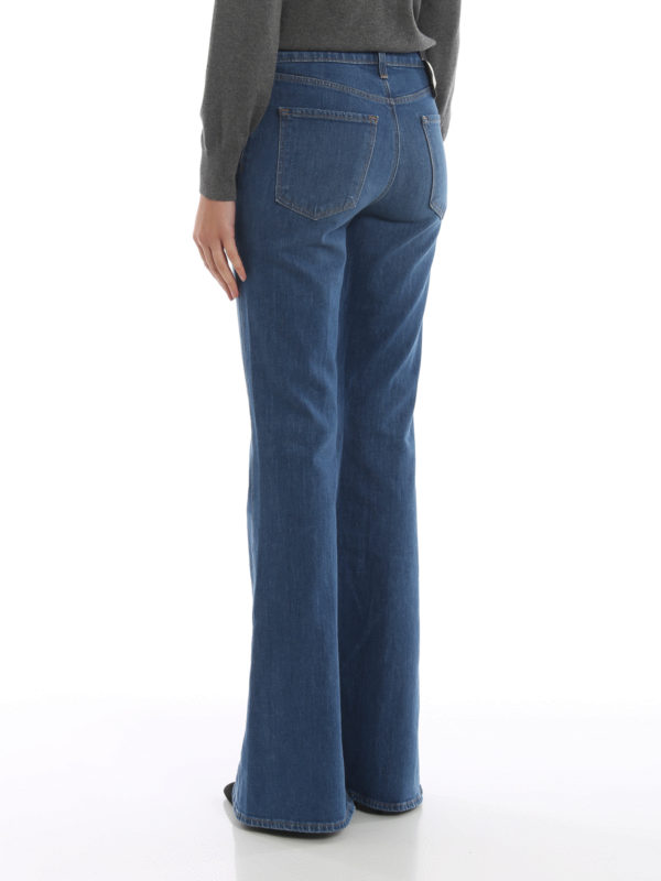Valentina high waist flared jeans shop online: J BRAND