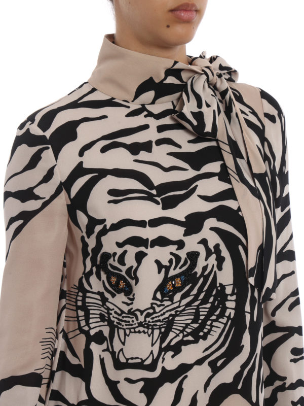 silk tiger robe
