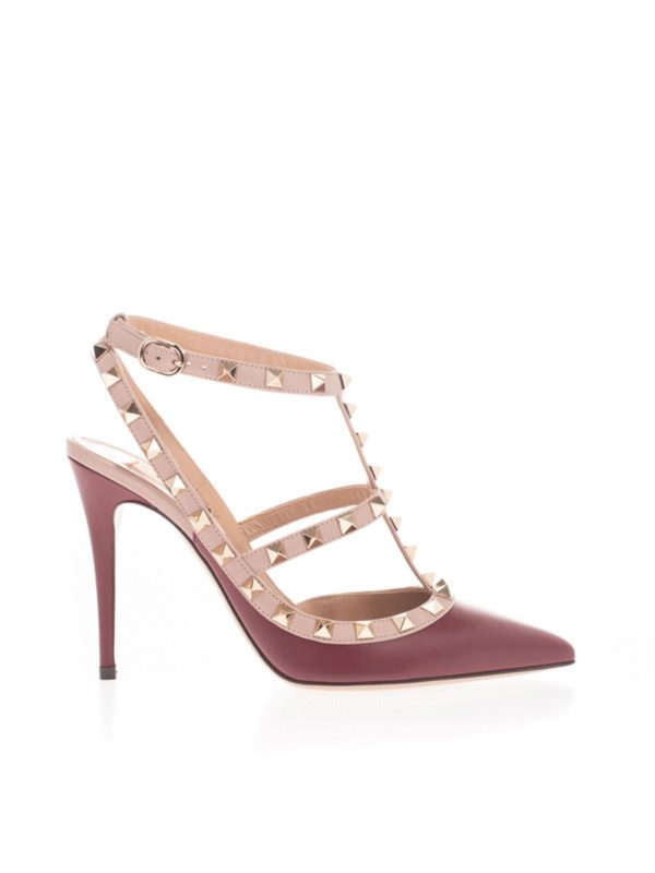 valentino burgundy shoes