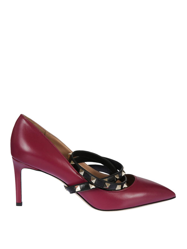 valentino garavani studwrap leather pumps