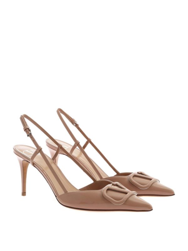 valentino sandals nude