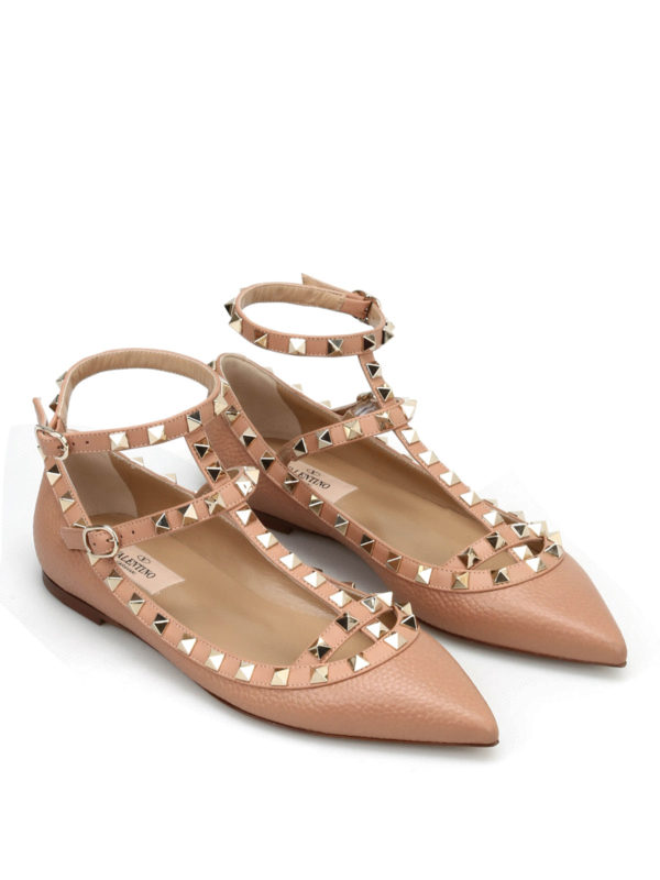 Flat shoes Valentino Garavani - Ballerina Rockstud - LW0S0376VCEN33