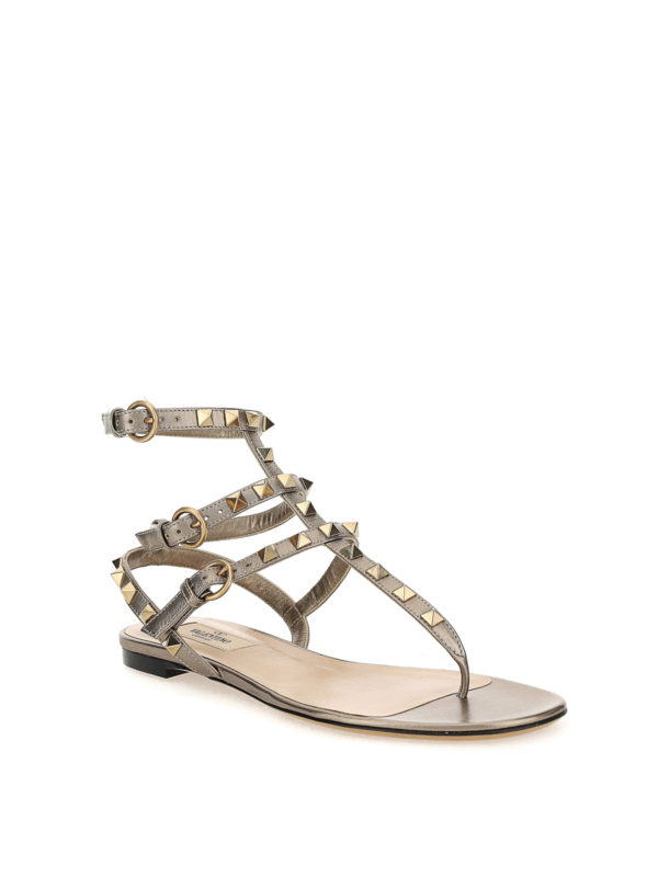 rockstud flat sandals