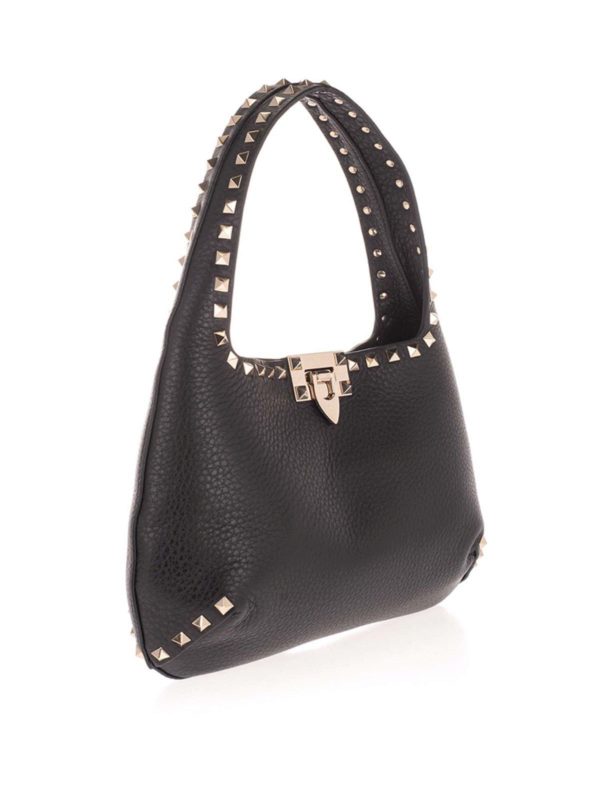 valentino rockstud hobo large