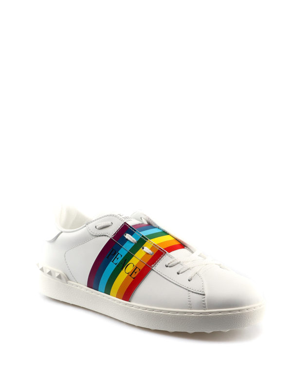 valentino sneakers rainbow