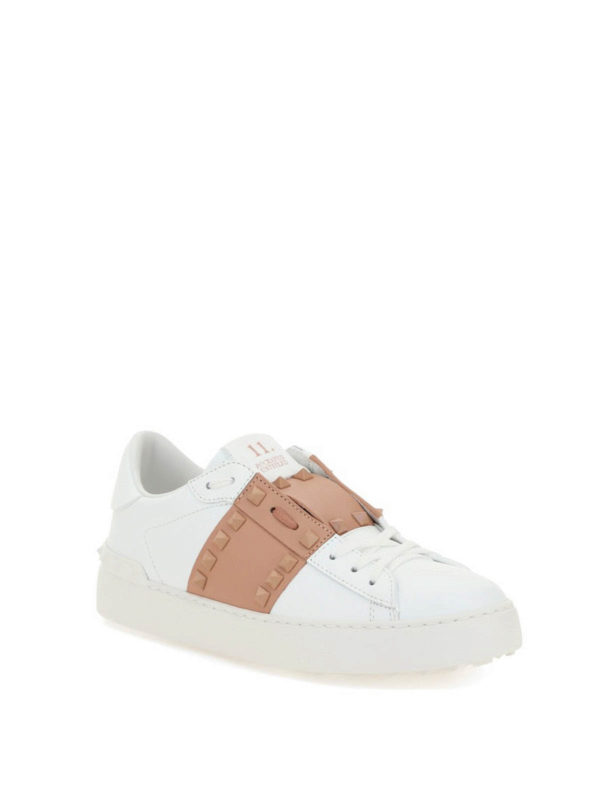 rose gold valentino sneakers