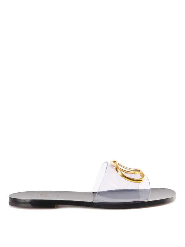 valentino garavani vlogo leather sandals