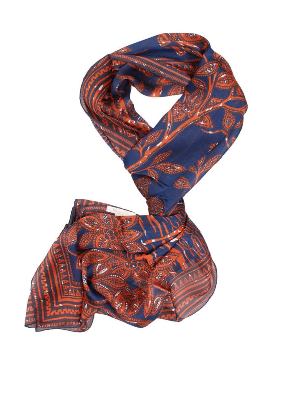 Valentino Garavani - Giraffe print scarf - scarves - KT0EC024GRS