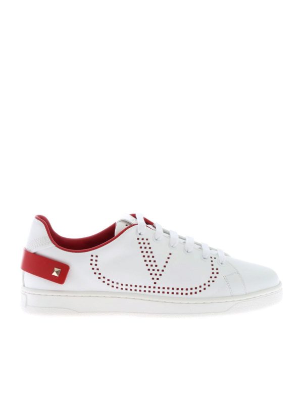 valentino backnet sneakers pink