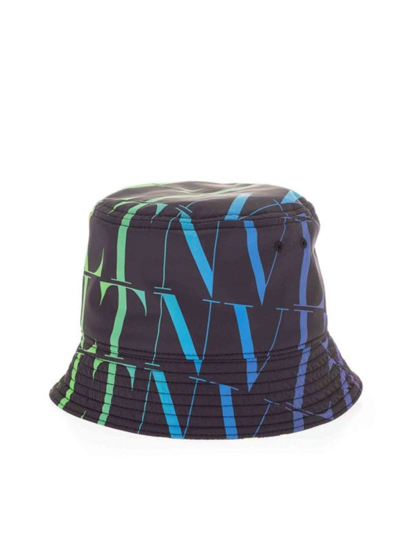 Hats & caps Valentino - VLTN Times multicolor bucket hat in black