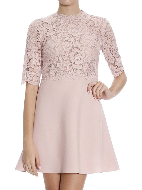 valentino heavy lace dress