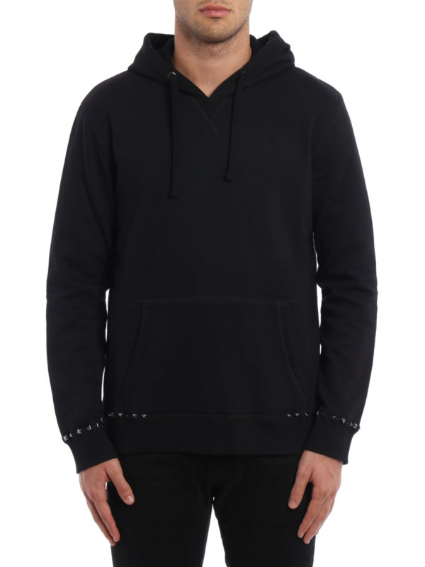 valentino studded hoodie