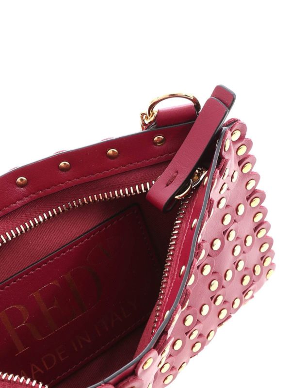 valentino red clutch bag