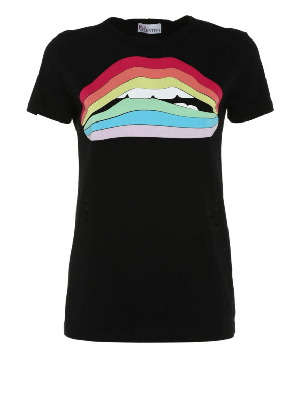 valentino rainbow t shirt