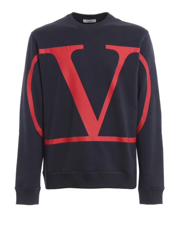 سویشرت Valentino - Vlogo print 