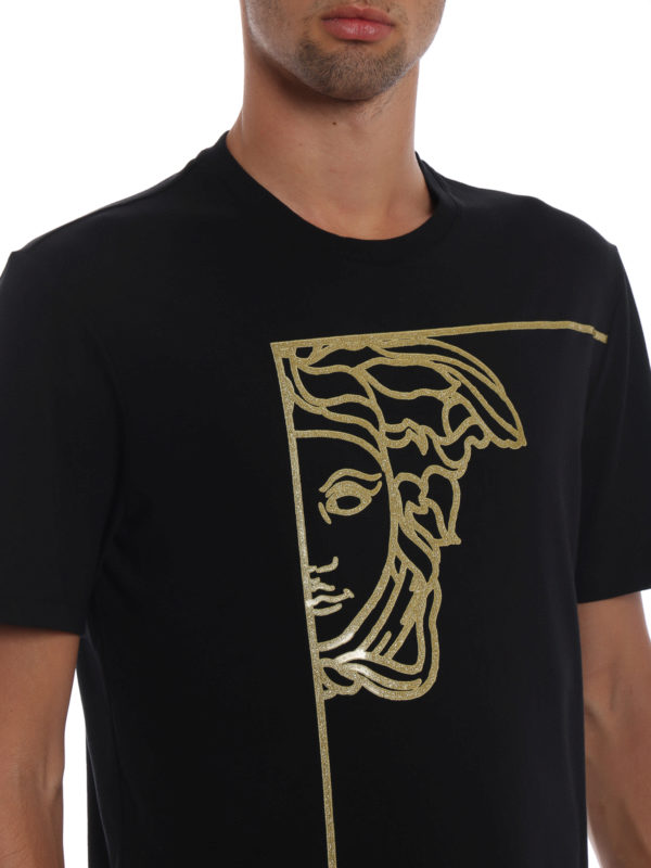 versace gold medusa t shirt