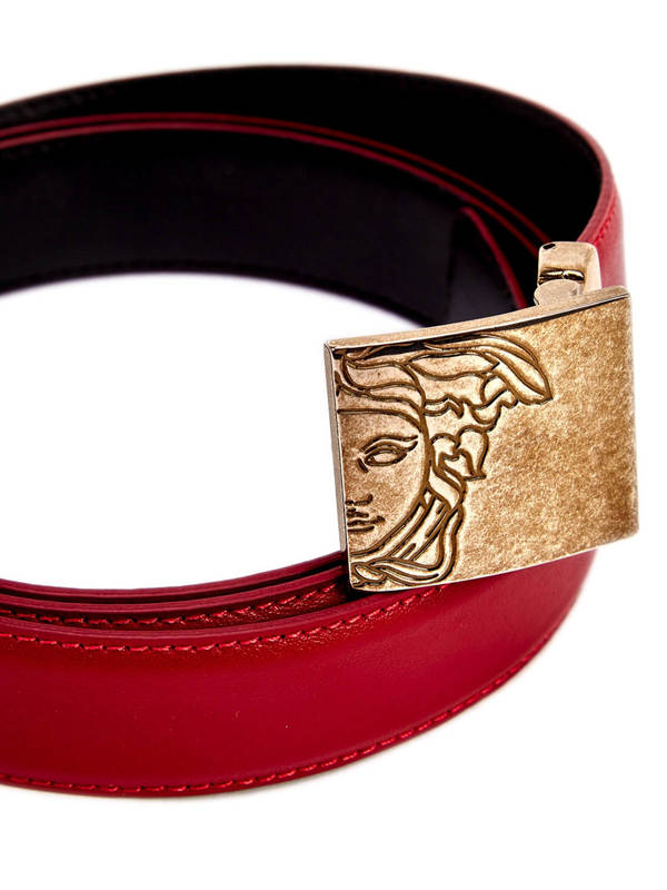versace collection medusa buckle belt