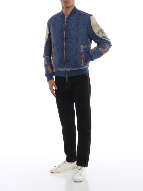 versace collection bomber jacket
