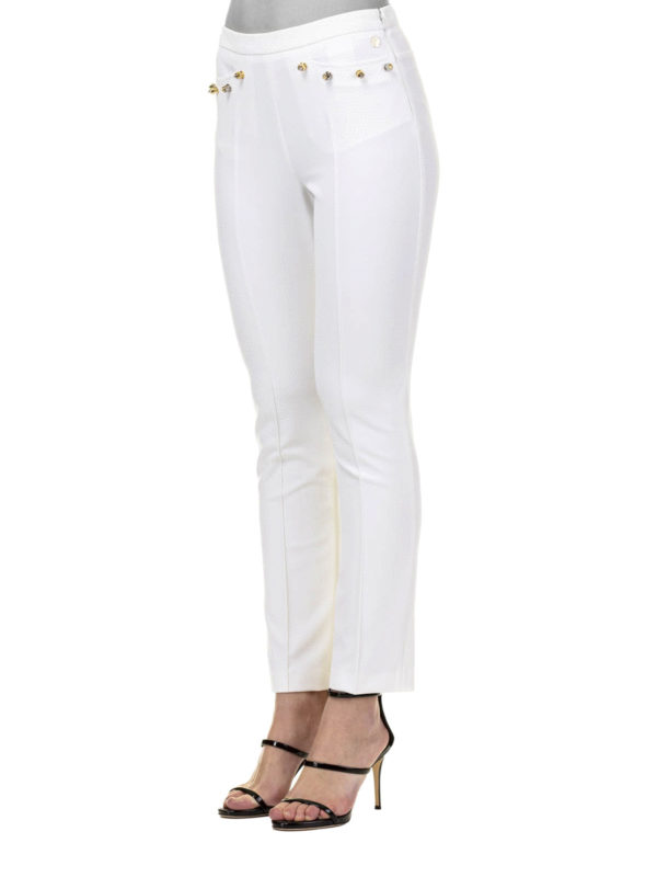 versace white trousers