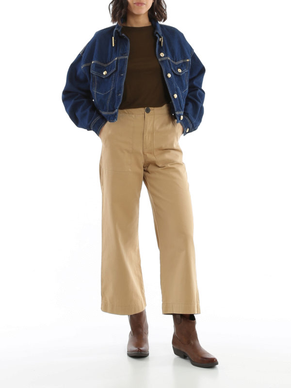 لی Versace Jeans Couture - Crop denim 