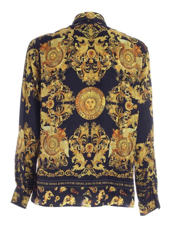 Shirts Versace Jeans Couture - Rococo pattern shirt - B1GWA6R3S0273899