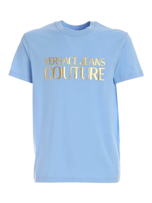 versace jeans couture blue shirt