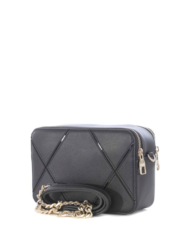 vinyl cross body bag