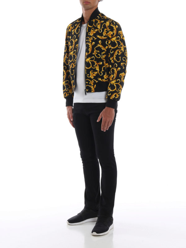 versace style bomber jacket