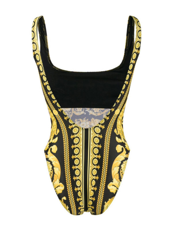 versace print swimsuit