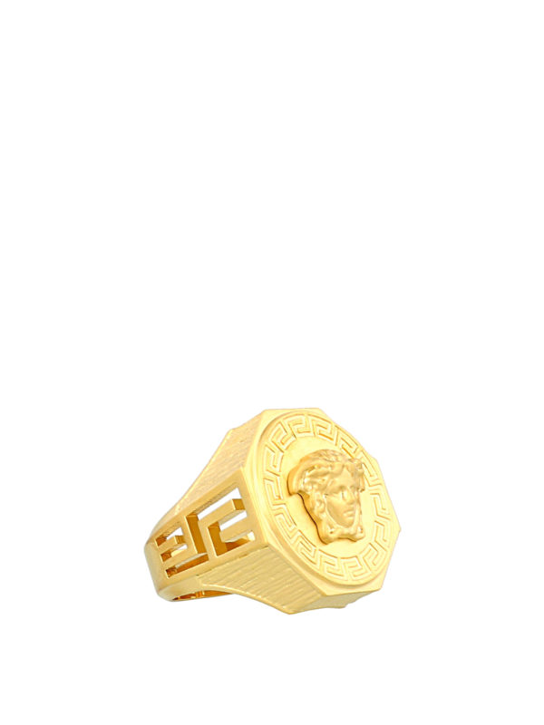 greca and medusa ring