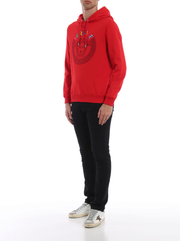 versace red sweatshirt