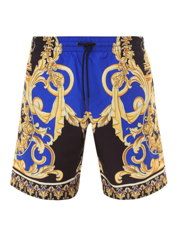Versace - Baroque print swim trunks 