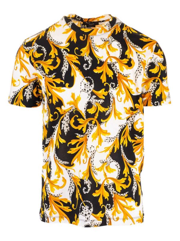 versace shirt yellow