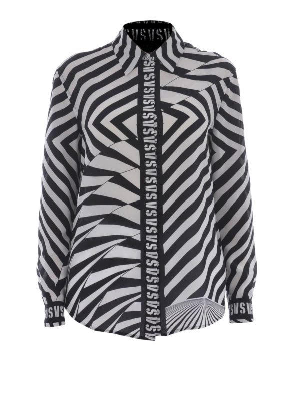 Versus Versace Hemd Fur Damen Schwarz Hemden BD20151 Versus Versace Hemd Fur Damen Schwarz Hemden BD20151