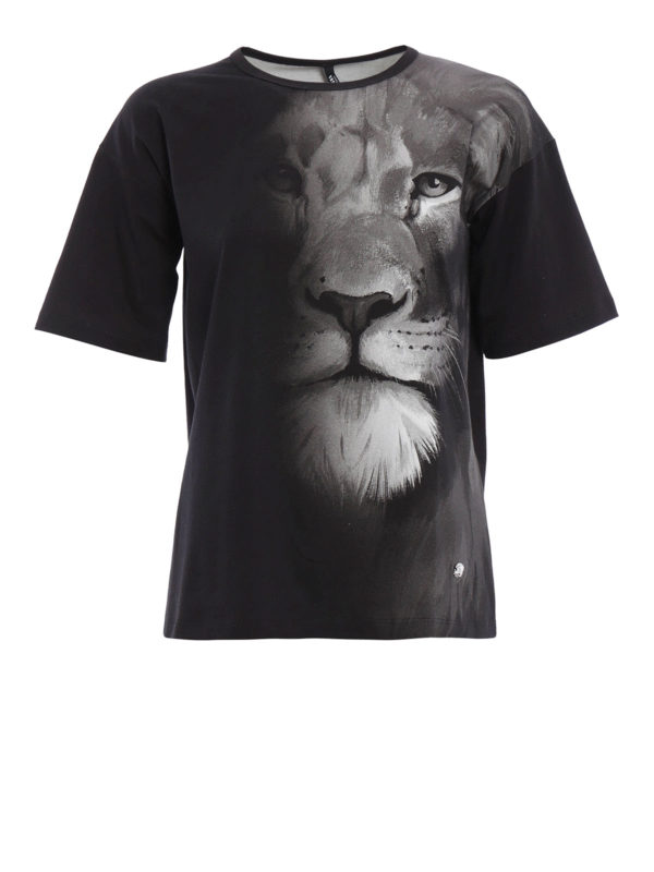 versace lion head t shirt