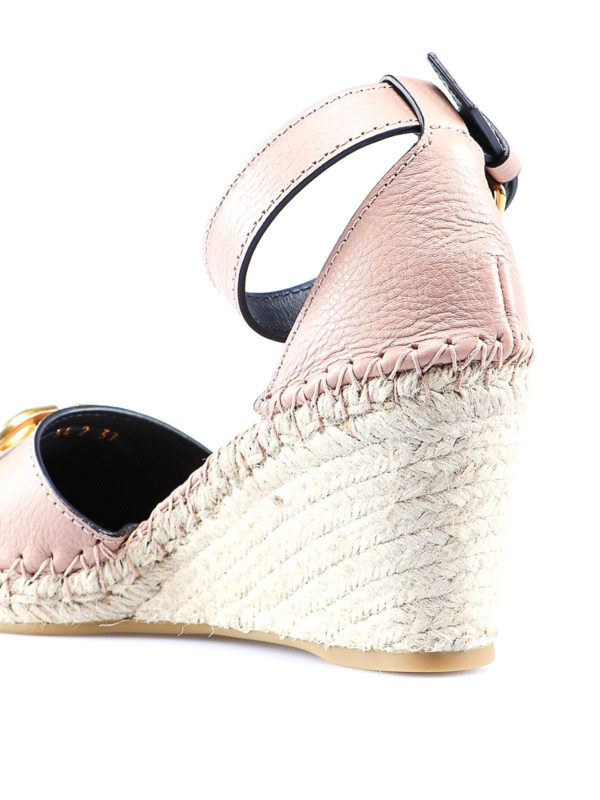 valentino pink wedges