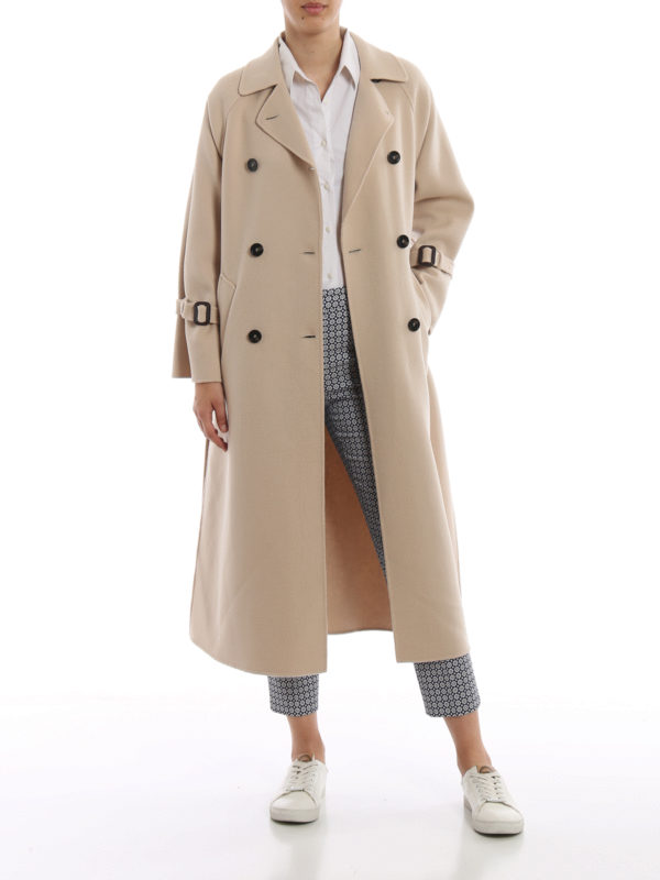 light beige wool coat