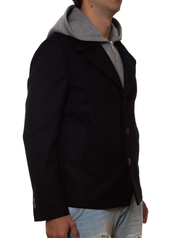 کژوال Neil Barrett - Wool jacket with 