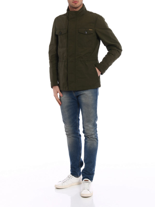 woolrich waxed jacket