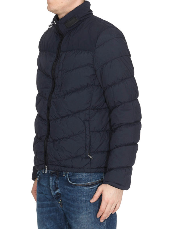 Dark blue puffer jacket 