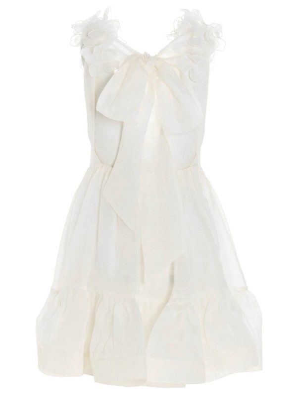 Lovestruck Garland Mini dress in white 