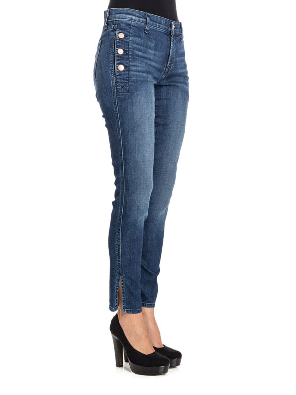 Zion button pockets skinny jeans 
