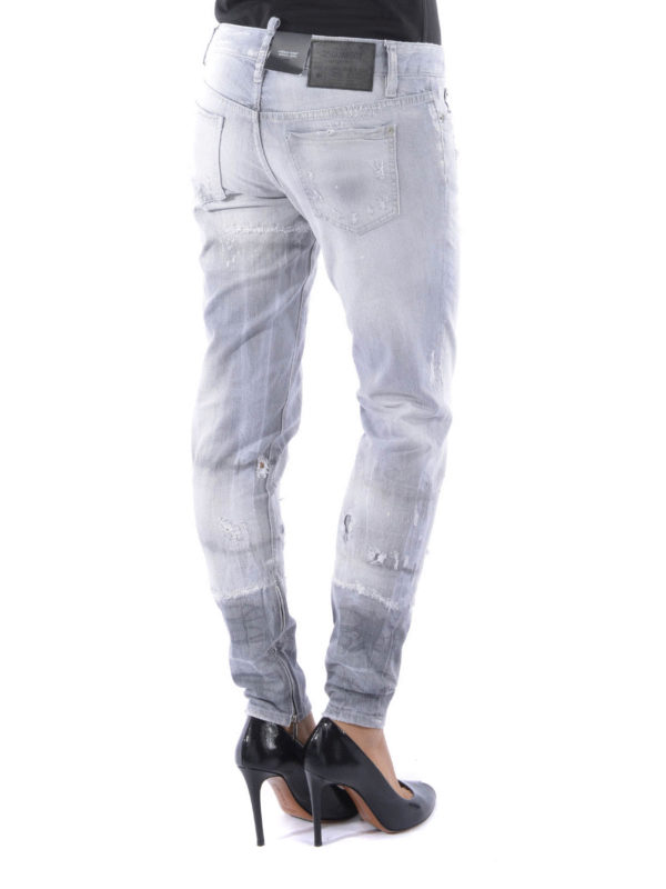 اسکینی Dsquared2 - Zipped ankle slim 