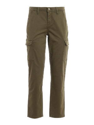 7 FOR ALL MANKIND: Pantalones casual - Pantalón Casual - Verde Oscuro
