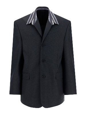 BALENCIAGA: blazers - Wool single-breasted blazer