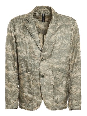 RAEBURN: blazers - Acu Digital camouflage blazer