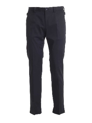 DOLCE & GABBANA: casual trousers - Cotton pants in black